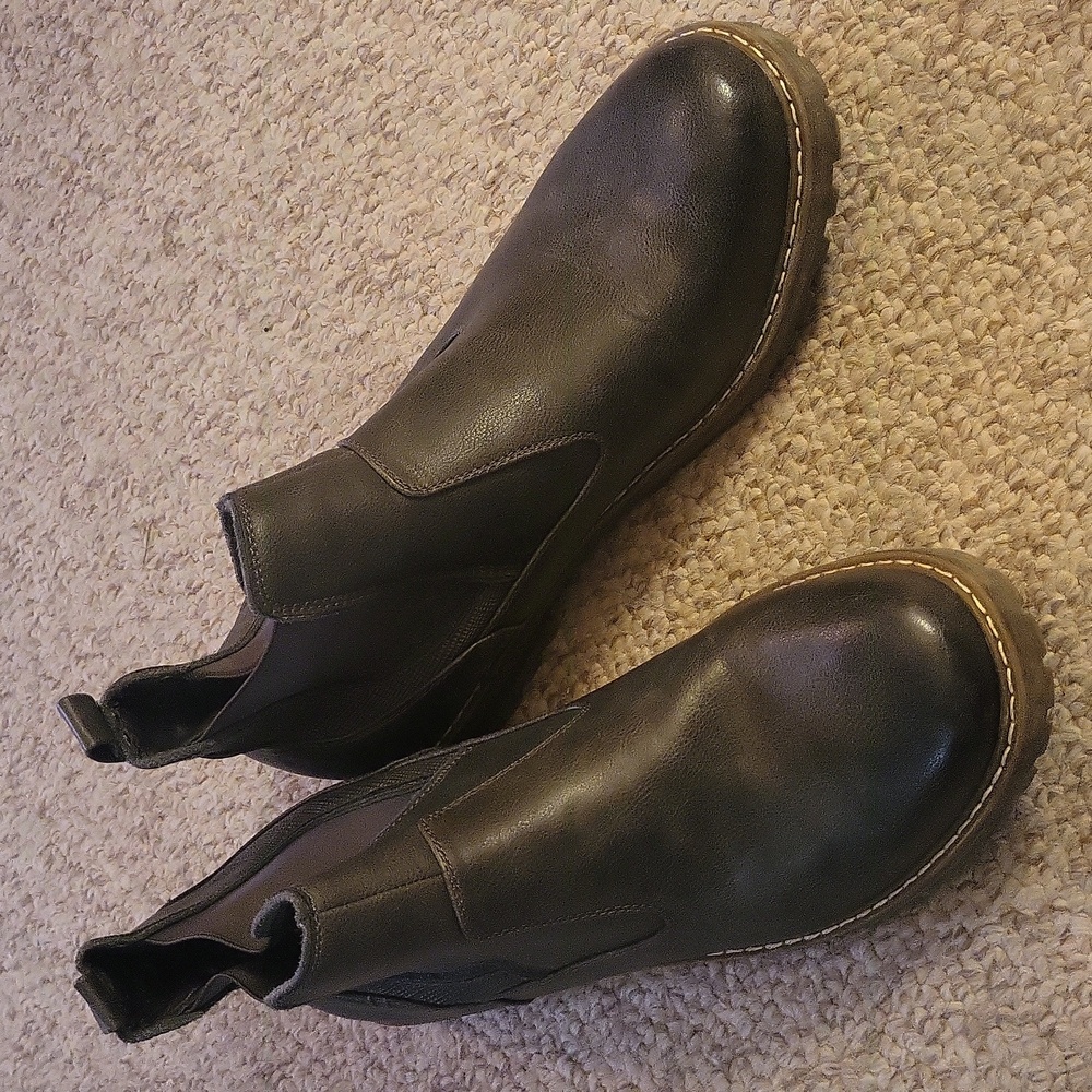 Bruno Marc Mens Chelsea Boots Casual Slip On Classic Dress Ankle Boot size 12 - Picture 6 of 6